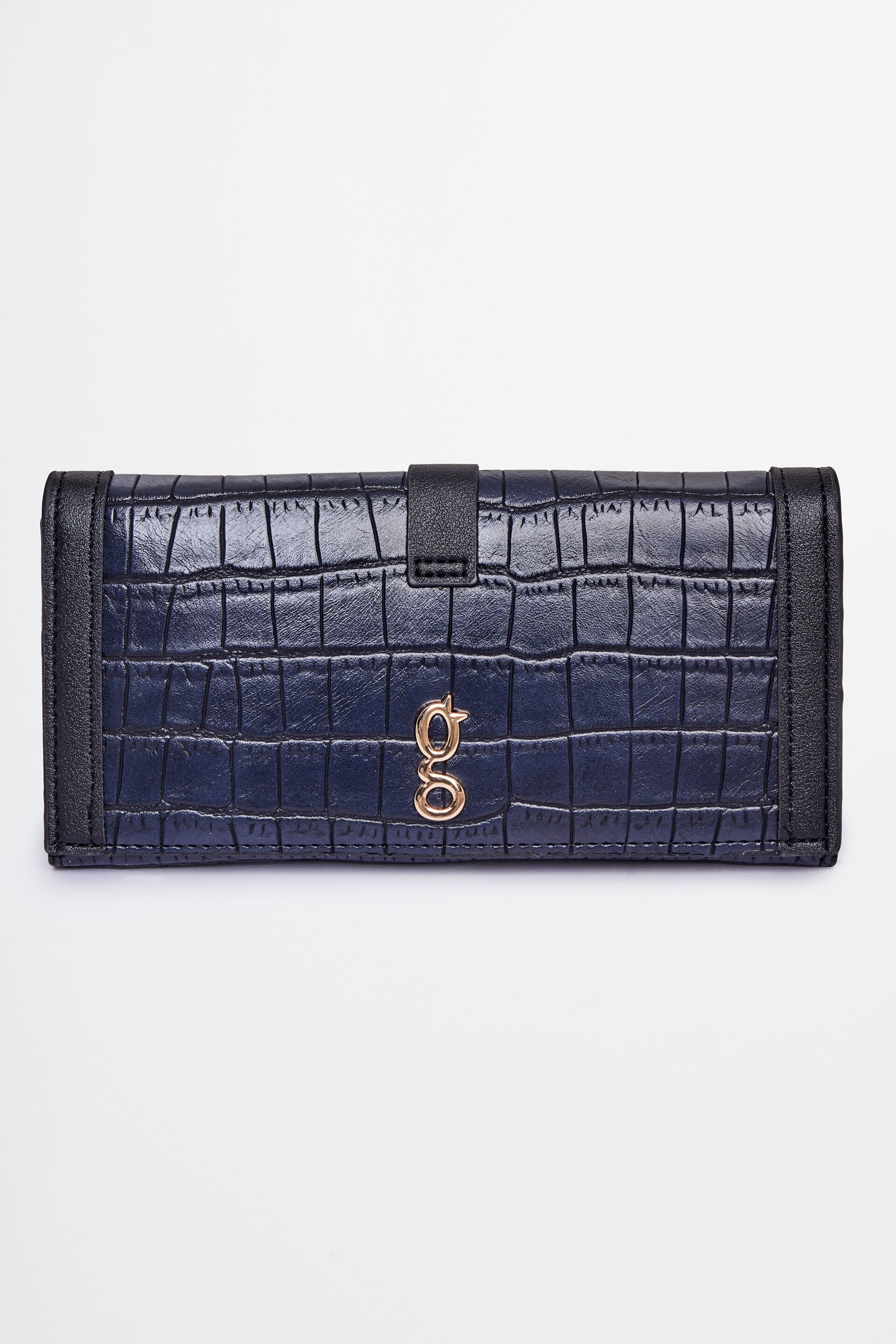 Black Top Closure Wallet, , image 2